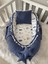 Denim Wafle Pike Kumaş Müslin Kumaş Ponponlu Babynest 1