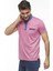 Erkek Mor Kısa Kollu Merserize Polo T-shirt, OT-P-21004 2