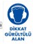 - Dikkat Gürültülü Alan Uyarı Ikaz Levhası 25X35 cm 1