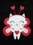 Cute Heart Kız Çocuk T-shirt Etek Takım 5