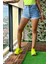 Çift Renk Mini Jean Kadın Şort 2430-882 Mavi 3