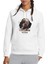 Anime Tokyo Ghoul Kaneki Manga Baskılı Beyaz Kadın Örme Kapşonlu Sweatshirt Uzun Kol 1