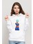 Anime Dragon Ball Baskılı Beyaz Kadın Örme Kapşonlu Sweatshirt Uzun Kol 1