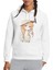 Anime One Piece Prates Baskılı Beyaz Kadın Örme Kapşonlu Sweatshirt Uzun Kol 1