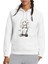 Anime Attack On Titan Baskılı Beyaz Kadın Örme Kapşonlu Sweatshirt Uzun Kol 1