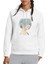 Anime Tokyo Ghoul Anteiku Baskılı Beyaz Kadın Örme Kapşonlu Sweatshirt Uzun Kol 1