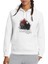 Öğretmenler Günü Ataturk Baskılı Beyaz Kadın Örme Kapşonlu Sweatshirt Uzun Kol 1