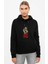 Bring Me The Horizon Baskılı Siyah Kadın Örme Kapşonlu Sweashirt Uzun Kol 1