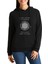 Bring Me The Horizon My Demons Baskılı Siyah Kadın Örme Kapşonlu Sweashirt Uzun Kol 1