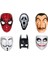 Limitless Trade 6 Adet Maske Örümcek Adam Çiğlık Salvador Vandetta Batman ve Joker Maskesi 1