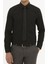 Giyim Erkek Slim Fit Düz Siyah Gömlek 1