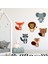 Sevimli Hayvanlar 4 Çocuk Odası Dekoratif Duvar Sticker 1