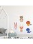 Sevimli Hayvanlar 1 Çocuk Odası Dekoratif Duvar Sticker 1