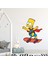 Kaykaycı Bart Simpson Dekoratif Duvar Sticker 1