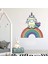 Gökkuşağı Ve Unicorn Çocuk Odası Dekoratif Duvar Sticker 1