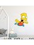 Düşen Bart Simpson Dekoratif Duvar Sticker 1