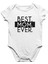 Best Mom Ever Anneler Günü Beyaz Bebek Body 1