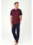 U.s. Polo Assn. Erkek Bordo Boydan Patlı Pijama Takım 1