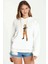 Anime Naruto Headband Shıppuuden Baskılı Beyaz Kadın Örme Kapşonlu Sweatshirt Uzun Kol 1