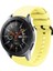Samsung Galaxy Watch 3 45MM Kayış Termoplastik Perforated Kordon Sarı 1