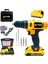 Power Tools 36 Volt 5.0 Amper Very Çift Akülü 5 Parça Uç Setli Şarjlı Vidalama Matkap 1