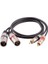 2 Rca Erkek-2 Xlr Erkek Kablo 2 Metre 1