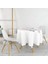 Soluk Çiçek Motifli Modern Baskılı Yuvarlak Masa Örtüsü 140 cm 2