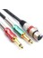 Xlr Dişi 2x6.3 mm Mono Erkek Kablo 2 Metre 1