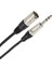 6.3 mm Erkek- Xlr Erkek Stereo Trs Kablo 2 Metre 1