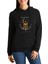 Moonspell Darkness And Hope Baskılı Siyah Kadın Örme Kapşonlu Sweashirt Uzun Kol 1
