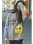 Mad Girls Bej Baskılı Oversize Sweatshirt MG1206 3