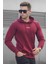 Bordo Baskılı Sweatshirt 5306 2