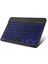 Tablet ve Telefonlar Için Rgb LED Işıklı Bluetooth Klavye Şarjlı Kablosuz - AL2670 Siyah 1