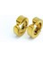 Sarı Gold Çelik Sıkıştırmalı Küpe Deliksiz Kulaklara Kadın Erkek Unisex 1