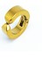 Sarı Gold Çelik Sıkıştırmalı Küpe Deliksiz Kulaklara Kadın Erkek Unisex 3