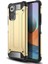 Xiaomi Redmi Note 10 Pro Kılıf Çift Katmanlı Zırh Koruma Tank Arka Kapak Altın 1
