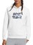 Wv Gti Baskılı Beyaz Kadın Örme Kapşonlu Sweatshirt Uzun Kol 1