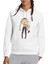 Anime Naruto Baskılı Beyaz Kadın Örme Kapşonlu Sweatshirt Uzun Kol 1