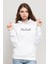 The Witcher Signs Yatay Baskılı Beyaz Kadın Örme Kapşonlu Sweatshirt Uzun Kol 1