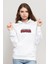 Chilling Adventures Of Sabrina Yazi 2 Baskılı Beyaz Kadın Örme Kapşonlu Sweatshirt Uzun Kol 1