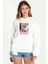 Kpop Blackpink Black Pink Collage Baskılı Kadın Örme Kapüşonlu Beyaz Sweatshirt Uzun Kol 1