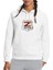 Z Nation Baskılı Beyaz Kadın Örme Kapşonlu Sweatshirt Uzun Kol 1