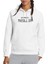 LED Zeppelin Rample On Baskılı Beyaz Kadın Örme Kapşonlu Sweatshirt Uzun Kol 1