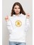 Riverdale Riverdale Bulldogs Yazi Baskılı Beyaz Kadın Örme Kapşonlu Sweatshirt Uzun Kol 1