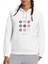 Twenty One Pilots Blurryface Baskılı Beyaz Kadın Örme Kapşonlu Sweatshirt Uzun Kol 1