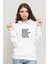 Riverdale Characters Name Baskılı Beyaz Kadın Örme Kapşonlu Sweatshirt Uzun Kol 1