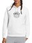 Bts Logo Baskılı Beyaz Kadın Örme Kapşonlu Sweatshirt Uzun Kol 1