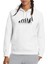 Force Evolution Baskılı Beyaz Kadın Örme Kapşonlu Sweatshirt Uzun Kol 1