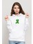 Minecraft Creepers Gonna Creep Siyah Çocuk Baskılı Beyaz Kadın Örme Kapşonlu Sweatshirt Uzun Kol 1
