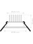 9X1W 3000K 765LM Sıva Altı LED Armatür-Sarı Işık 2